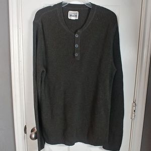 CONVERSE MENS ARMY GREEN LARGE WAFFLE KNIT…